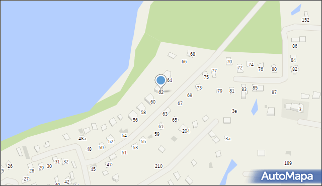 Tręby Stare, Grabce, 62, mapa Tręby Stare