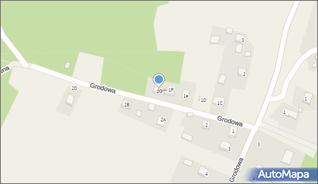 Tumlin-Węgle, Grodowa, 1G, mapa Tumlin-Węgle