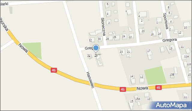 Tworków, Gregora Józefa, ks., 29, mapa Tworków