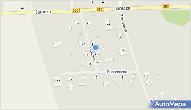 Węgorzewo, Graniczna, 5, mapa Węgorzewo