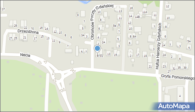 Wejherowo, Gryfa Pomorskiego, 9, mapa Wejherowo