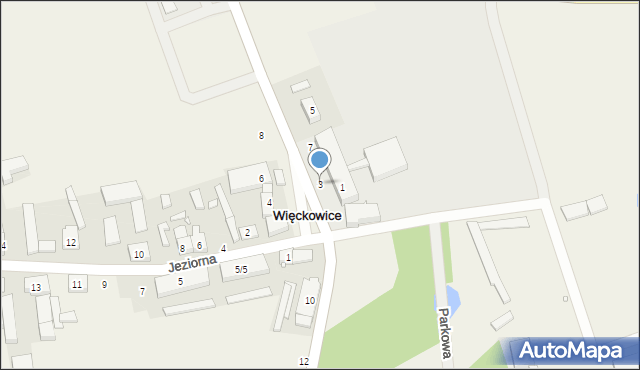 Więckowice, Gromadzka, 3, mapa Więckowice