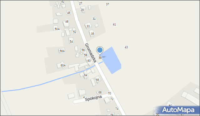 Więckowice, Gromadzka, 39, mapa Więckowice