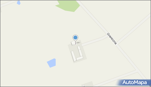 Wielgolas, Graniczna, 1, mapa Wielgolas