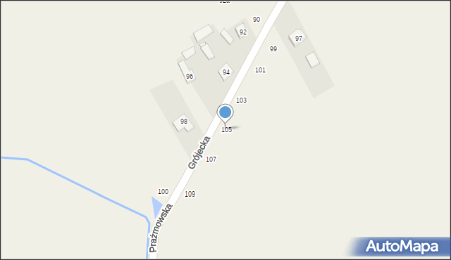 Wilcza Wólka, Grójecka, 105, mapa Wilcza Wólka