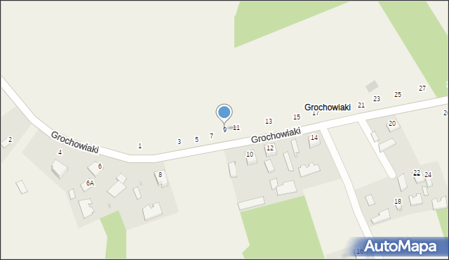 Wola Baranowska, Grochowiaki, 9, mapa Wola Baranowska