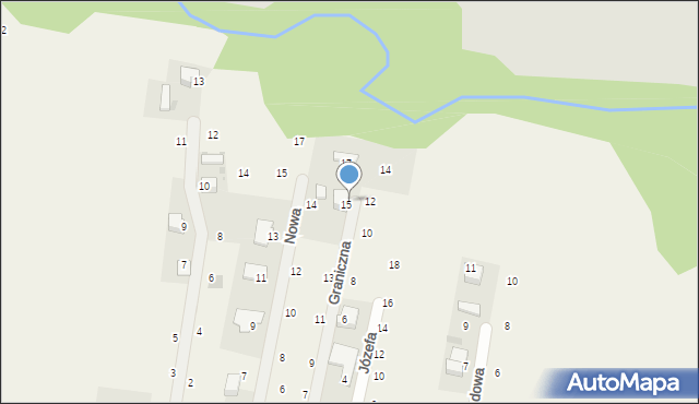 Wola Filipowska, Graniczna, 448, mapa Wola Filipowska