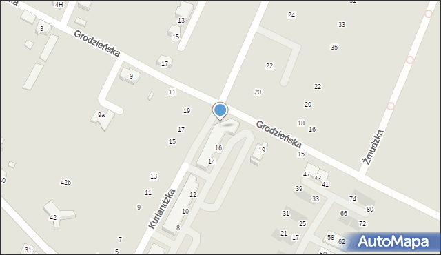 Wrocław, Grodzieńska, 19, mapa Wrocławia