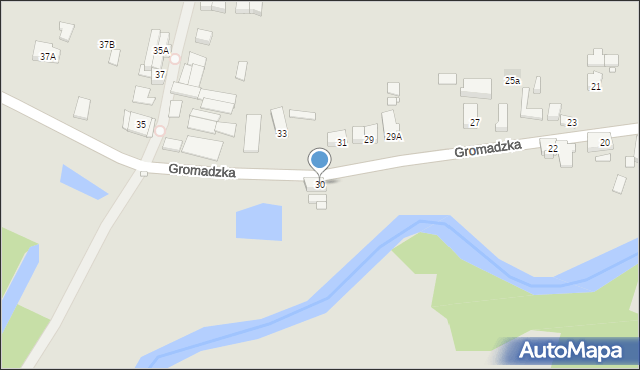 Wrocław, Gromadzka, 30, mapa Wrocławia