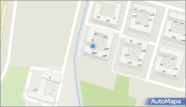 Wrocław, Graniczna, 2EH, mapa Wrocławia