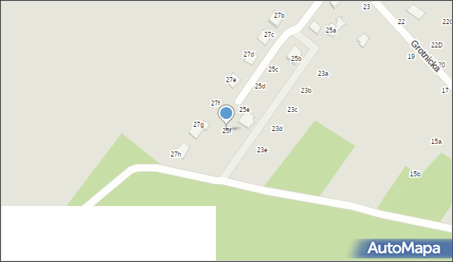 Zgierz, Grotnicka, 25f, mapa Zgierz