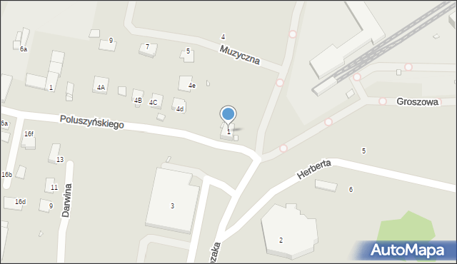 Zgorzelec, Groszowa, 1, mapa Zgorzelec