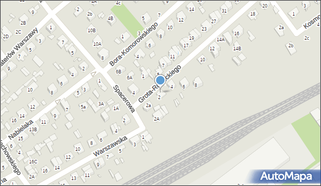 Żyrardów, Grota-Roweckiego Stefana, gen., 2b, mapa Żyrardów