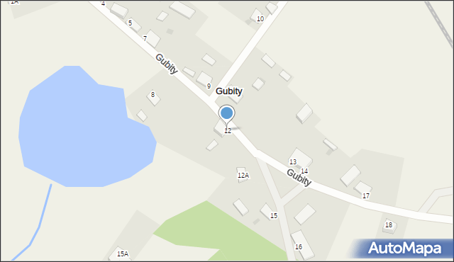 Gubity, Gubity, 12, mapa Gubity