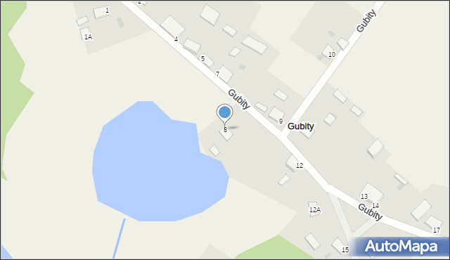 Gubity, Gubity, 8, mapa Gubity