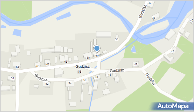 Gudzisz, Gudzisz, 59, mapa Gudzisz