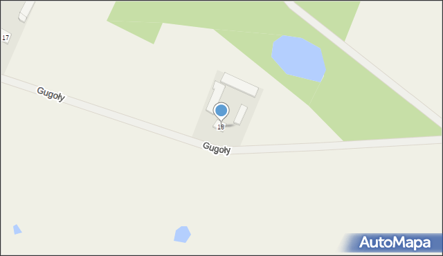 Gugoły, Gugoły, 18, mapa Gugoły