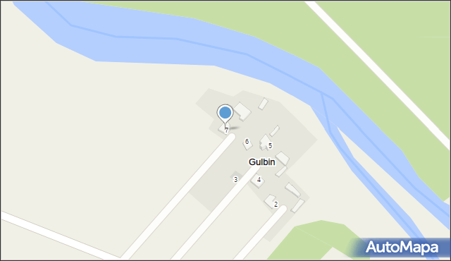 Gulbin, Gulbin, 7, mapa Gulbin