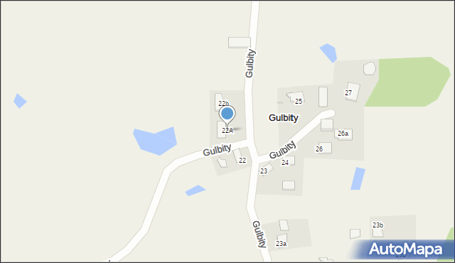 Gulbity, Gulbity, 22A, mapa Gulbity