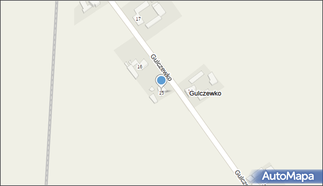Gulczewko, Gulczewko, 15, mapa Gulczewko