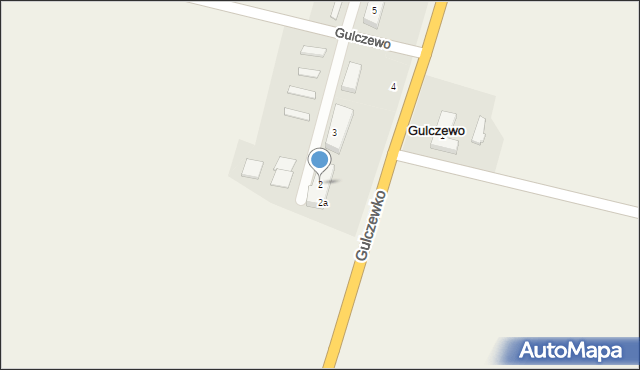 Gulczewo, Gulczewo, 2, mapa Gulczewo