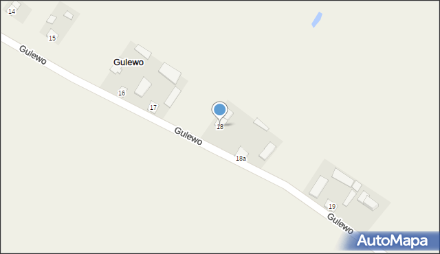 Gulewo, Gulewo, 18, mapa Gulewo