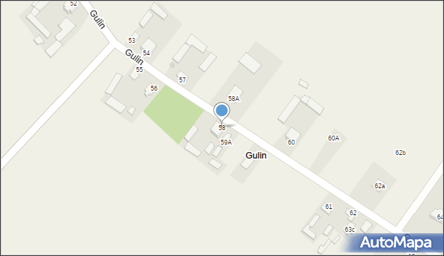 Gulin, Gulin, 58, mapa Gulin