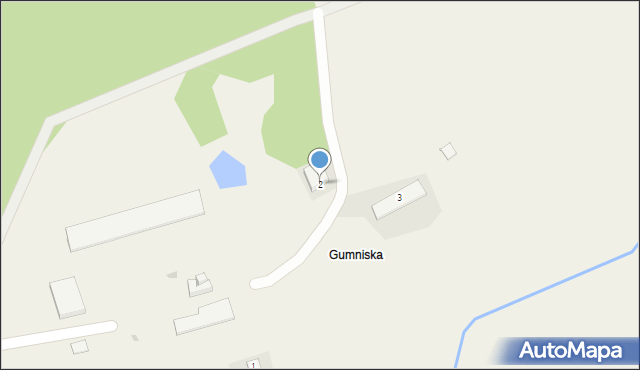 Gumniska, Gumniska, 2, mapa Gumniska