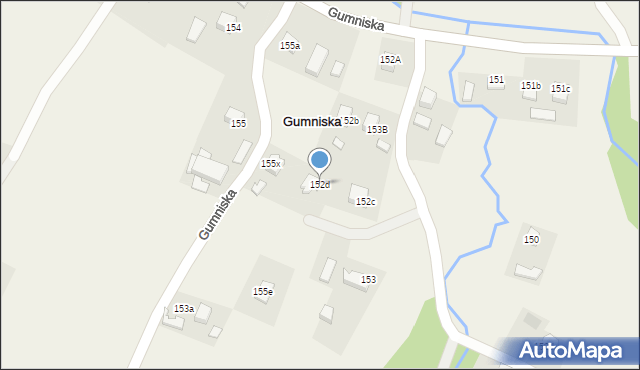 Gumniska, Gumniska, 152d, mapa Gumniska