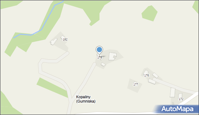 Gumniska, Gumniska, 178, mapa Gumniska