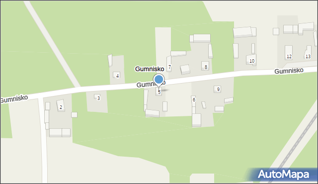 Gumnisko, Gumnisko, 5, mapa Gumnisko