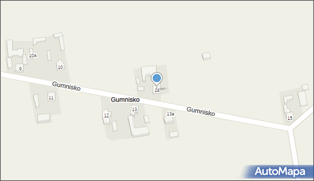 Gumnisko, Gumnisko, 14, mapa Gumnisko