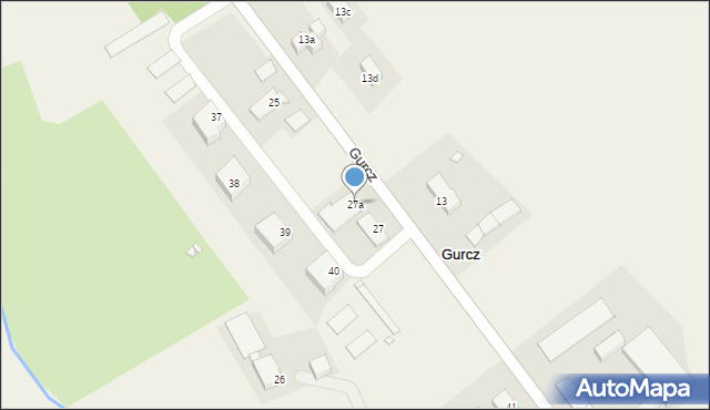 Gurcz, Gurcz, 27a, mapa Gurcz