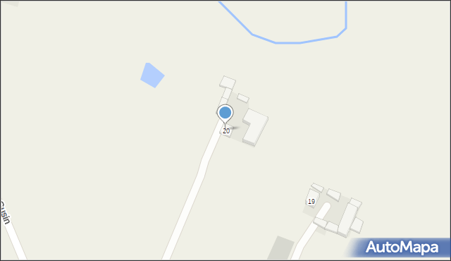 Gusin, Gusin, 20, mapa Gusin