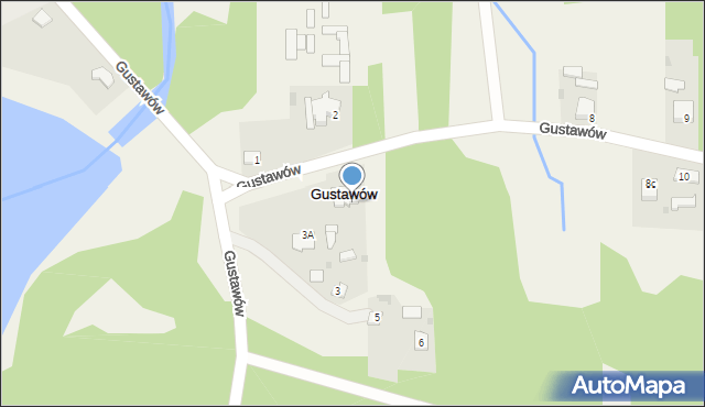 Gustawów, Gustawów, 4a, mapa Gustawów