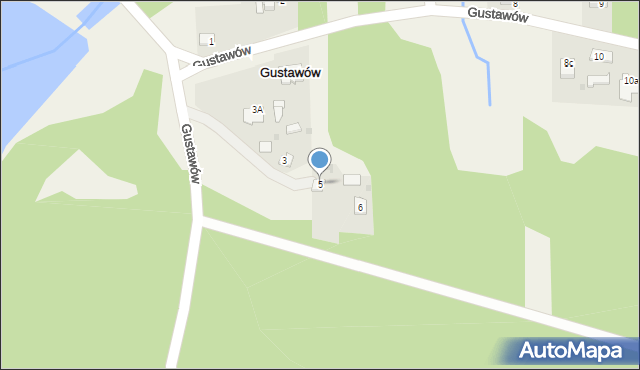 Gustawów, Gustawów, 5, mapa Gustawów