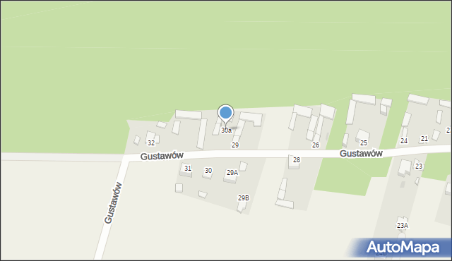 Gustawów, Gustawów, 30a, mapa Gustawów