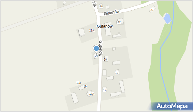 Gutanów, Gutanów, 21, mapa Gutanów