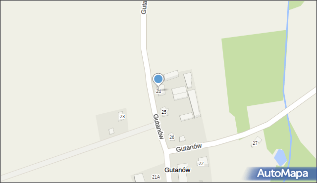 Gutanów, Gutanów, 24, mapa Gutanów