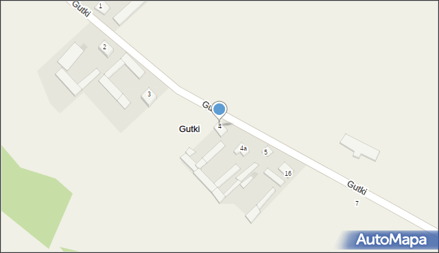 Gutki, Gutki, 4, mapa Gutki