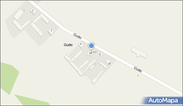 Gutki, Gutki, 5A, mapa Gutki