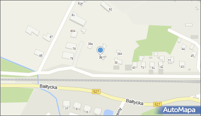 Gutkowo, Gutkowo, 38, mapa Gutkowo