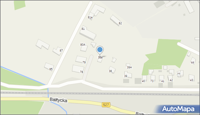 Gutkowo, Gutkowo, 38a, mapa Gutkowo