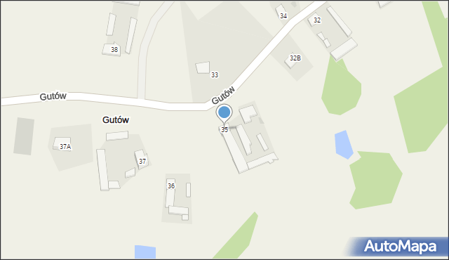 Gutów, Gutów, 35, mapa Gutów