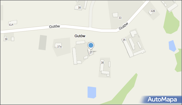 Gutów, Gutów, 37, mapa Gutów