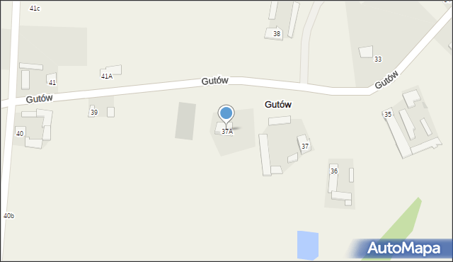 Gutów, Gutów, 37A, mapa Gutów