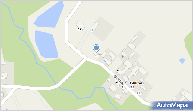 Gutowo, Gutowo, 4, mapa Gutowo