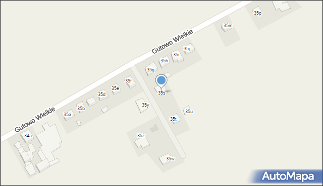 Gutowo Wielkie, Gutowo Wielkie, 35s, mapa Gutowo Wielkie