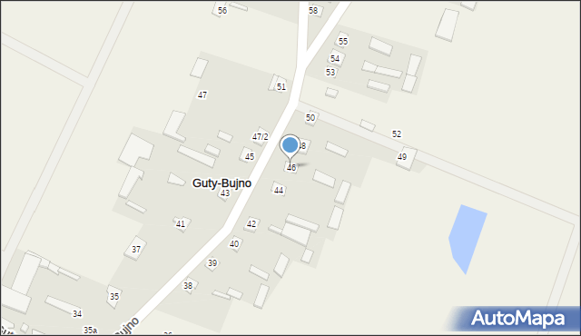 Guty-Bujno, Guty-Bujno, 46, mapa Guty-Bujno