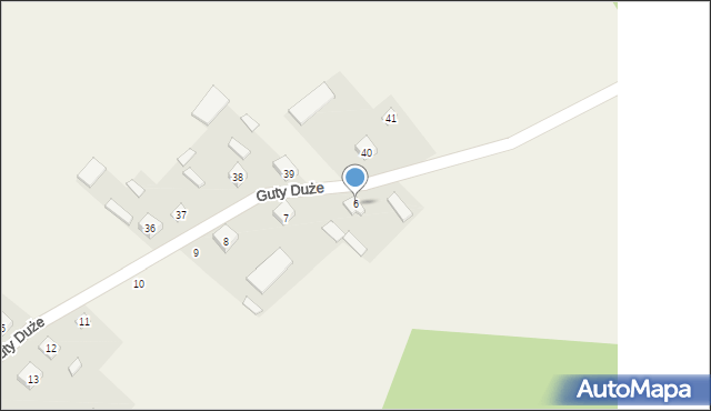 Guty Duże, Guty Duże, 6, mapa Guty Duże